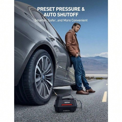 Portable Tire Inflator – 12V Digital Pressure Gauge Air Pump with LED Emergency - Picture 13 of 42