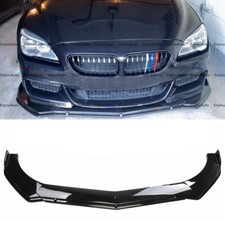 For Bmw 640i 650i Coupe Series Front Bumper Lip Spoiler Splitter Glossy Black