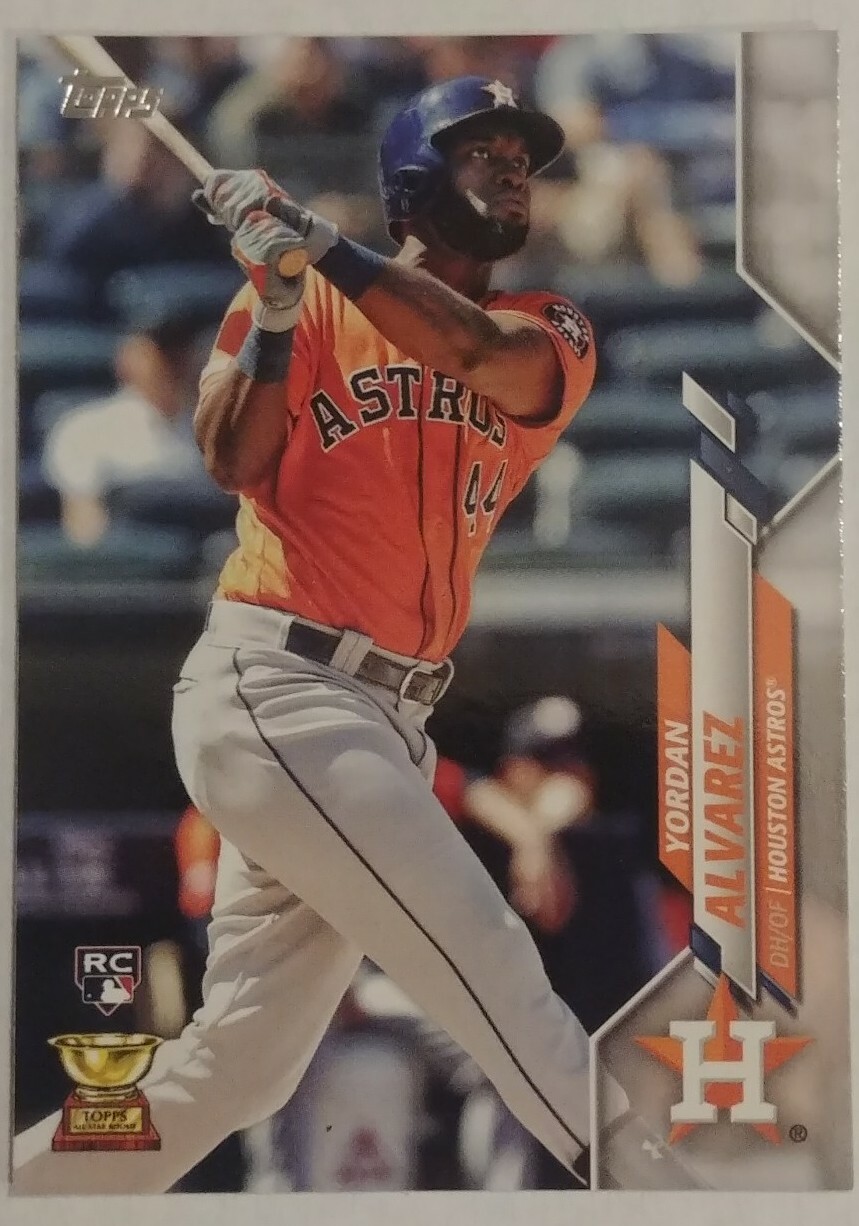🔥 YORDAN ALVAREZ 2020 TOPPS SERIES 1 ROOKIE RC BASEBALL CARD HOUSTON ASTROS 276