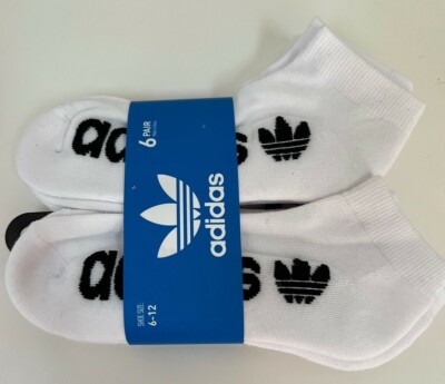 Adidas Low Cut Ankle Socks 6-12 men's shoes