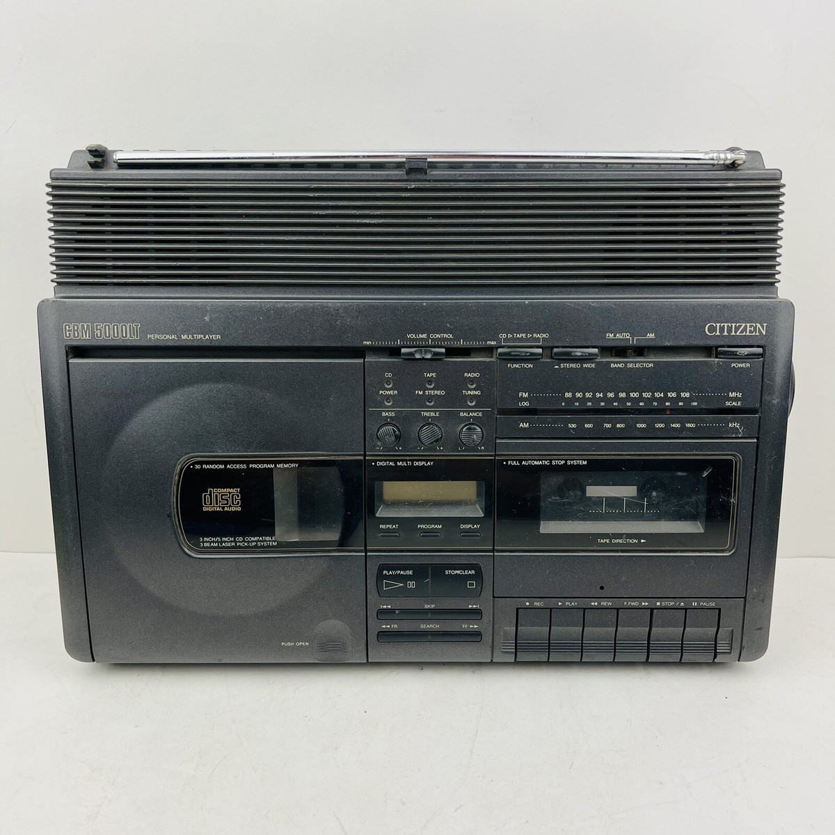 CITIZEN CD プレーヤー CBM-777 1988 Vintage Citizen CBM777 Compact Disc Player Digital