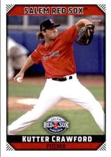 2019 Salem Red Sox Choice #6 Kutter Crawford Okeechobee Florida FL Baseball Card