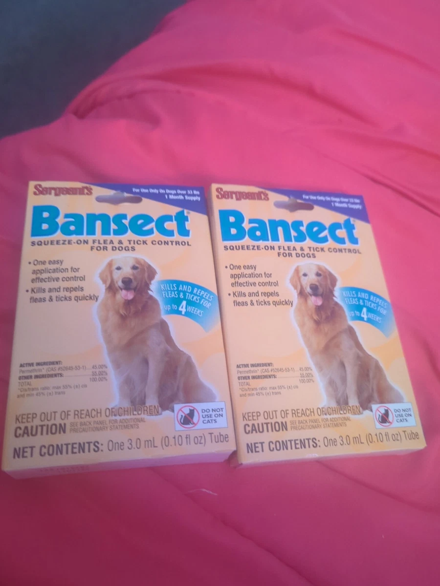 Sergeants bansect flea and hotsell tick control for dogs