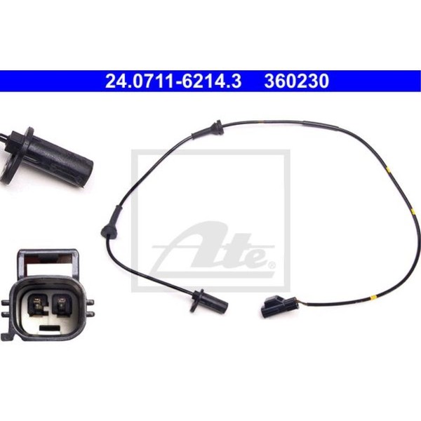 ATE Sensor DrehzahlfüHler Vorne Links FüR Volvo V70 II SW P80_ S60 I 384 TS XY-image