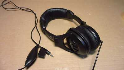 Konig Onstage OSP NRG100 3.5mm Headphones With Volume Control Black RUBBER WORN