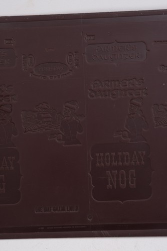 Farmer's Daughter Holiday Egg Nog Printer Engraving Board (B1R)Johnson Plates - Picture 3 of 9