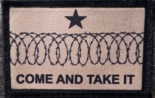 Barbed Razor Wire Come and Take It Funny Morale Patch Made in the USA