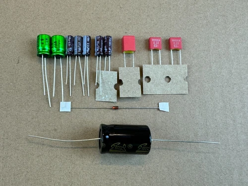 Technics SL-QD2 Speed Repair Kit Capacitors Turntable Recap Set