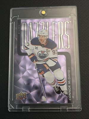 2025-26 Connor McDavid PURPLE HOLIDAY DAZZLERS UD Series 2 Edmonton Oilers