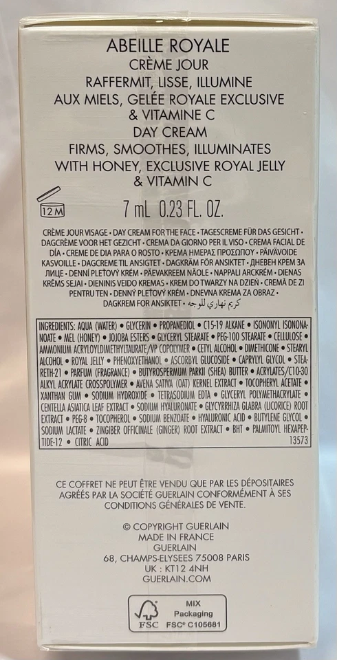 GUERLAIN PARIS, ABEILLE ROYALE Desafiante de Edad 4 piezas. Juego. NUEVO EN CAJA SELLADO Foto 3 de 4