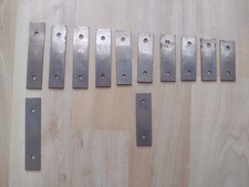 SET 12 BARRETTE METAL GLOCKENSPIEL/XYLOPHONE