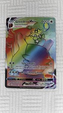 Pokemon Greedent VMAX 272/264 Rainbow Rare Fusion Strike Silver Star on eBay
