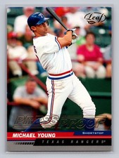 2005 Leaf Gold Press Proof /25 #196 Michael Young Texas Rangers Baseball Card!