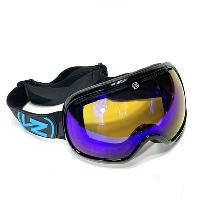 VonZipper Feenom Snow Goggles Purple Blue Mirror Lens Black VZ Strap EXCELLENT