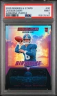 2025 Panini Rookies & Stars - Airborne Jaxson Dart #30 Purple /35 (RC) PSA 9