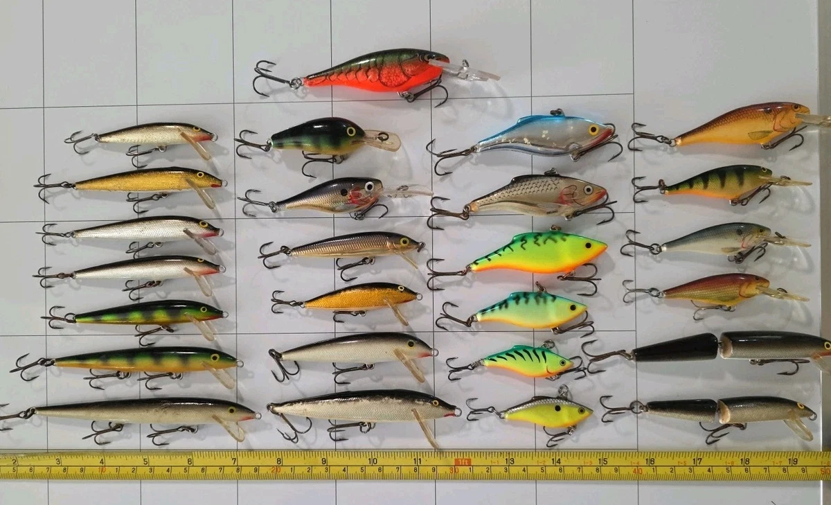 Vintage Rapala Down Deep Fat Rap Fishing Lure Finland