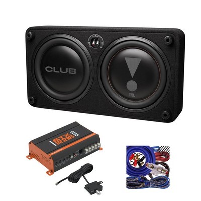 JBL Club 1200SSL 12'' 1200w Subwoofer + STX 1000W Car Audio Amplifier  + Kit