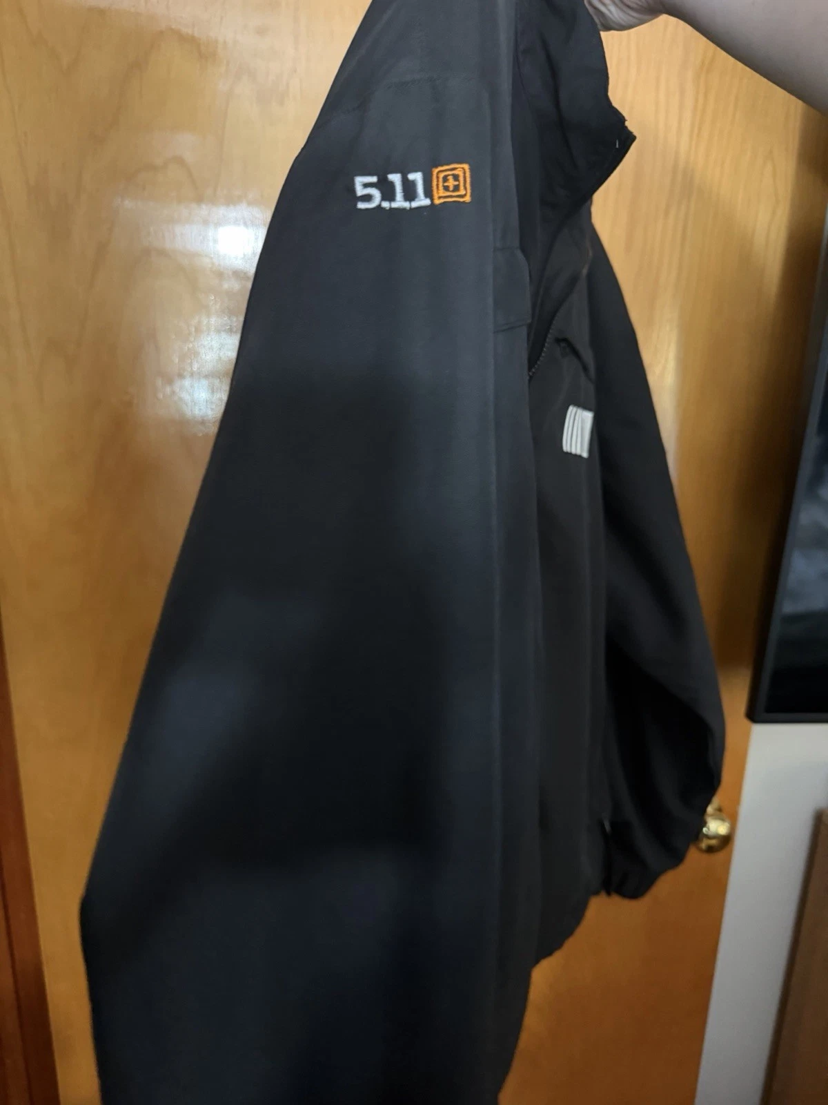 5.11 Tactical Jacket Mens 2XL Black 2 Layer Waterproof NASCAR Utility Workwear image 4