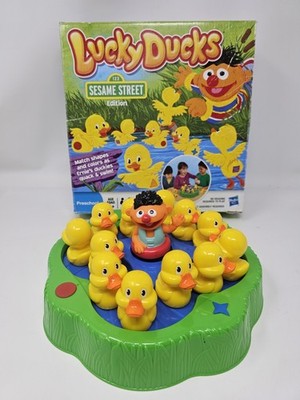 Sesame Street Lucky Ducks COMPLETE WORKS Pressman 2011 Kids Animals Electronic