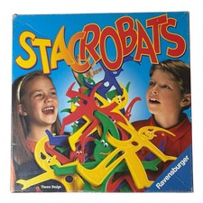 Vintage 1999 Ravensburger Stacrobats Balancing Game (100% COMPLETE + Manual)
