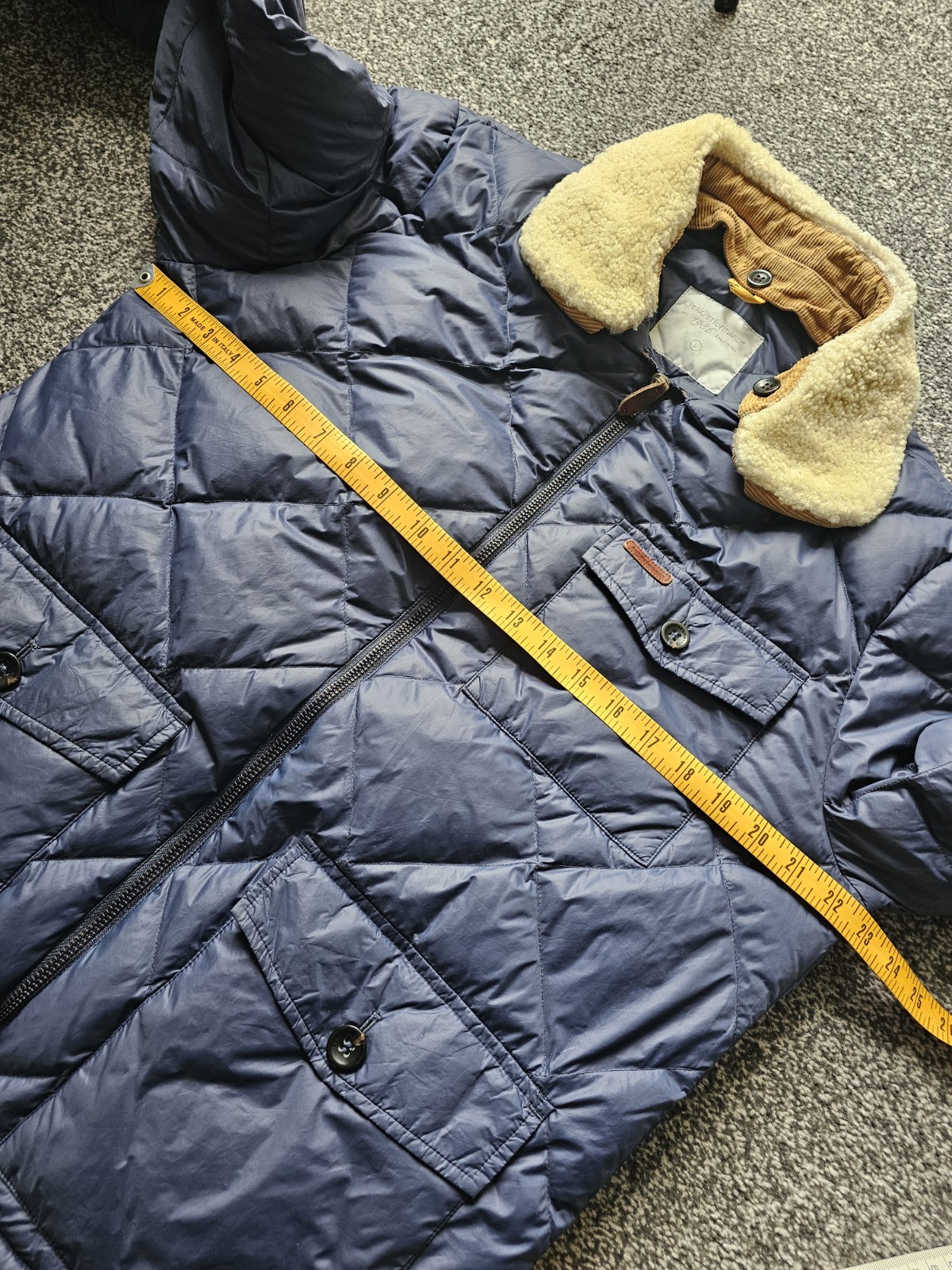 Peak Performance Down Jacket Men's Large Blue Fra… - image 16