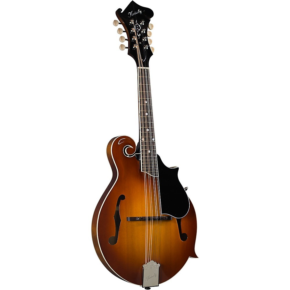 Kentucky KM755 Deluxe FStyle Mandolin Amber Burst