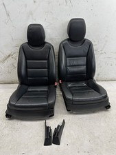 03-10 Porsche 955 Cayenne Turbo Front Black Leather Seats Heated Oem 03-10 Porsche 955 Cayenne Turbo Front Black Leather Seats Heated Oem