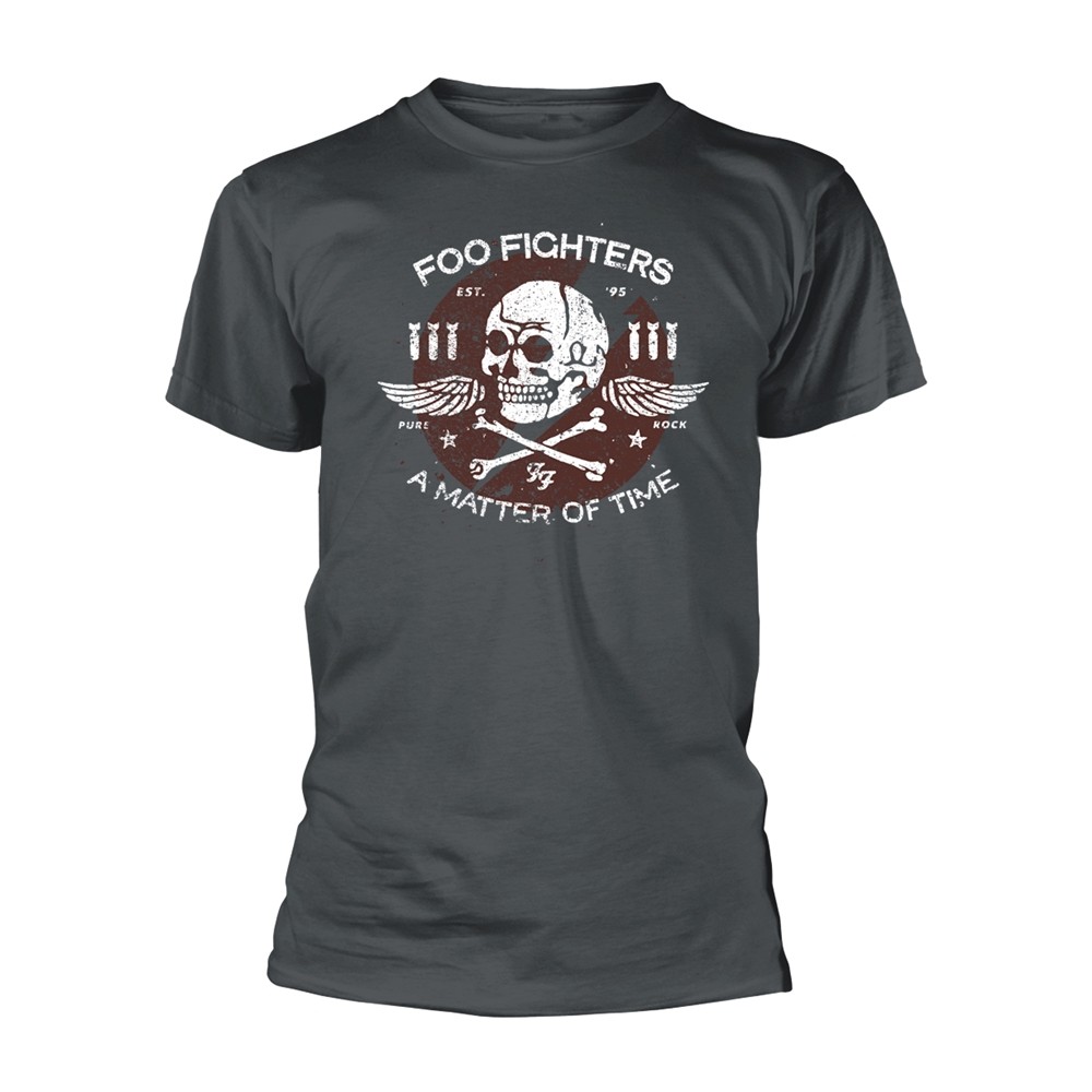 FOO FIGHTERS - MATTER OF TIME GREY T-Shirt Medium