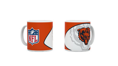 Chicago Bears NFL Tasse '' Shadow Logo & Shield'' 330ml Matt