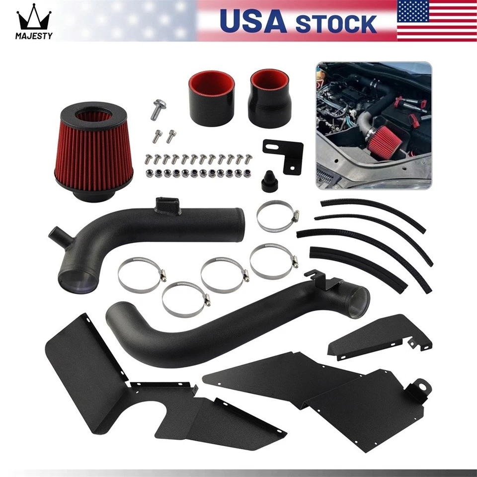 Cold Air Intake Kit For VW MK5 MK6 MK3 MK2 B6 Passat Audi A3/S3 06-08/13 EA113 Foto 2 de 4
