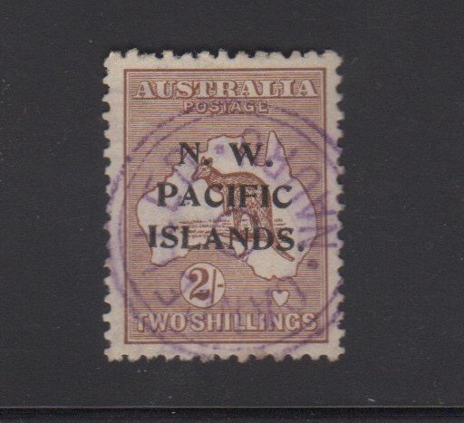 1919 North West Pacific Islands Sc# 35 USED in Nauru Cat $42.50