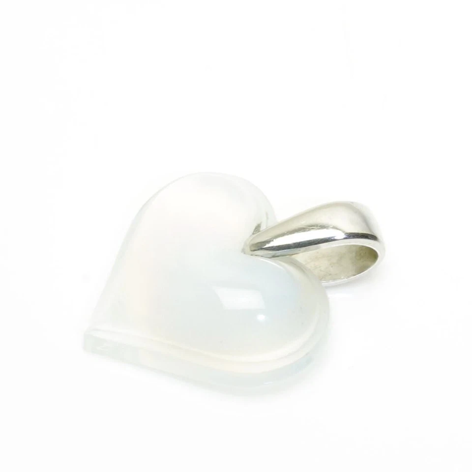 LALIQUE Collana Cuore Ciondolo Cristallo Accessorio Moda Elegante Bianco E771 - Immagine 2 di 4