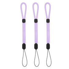 Camera Wrist Strap, 3Pcs Adjustable Wristlet Straps Lanyard, Pure Purple