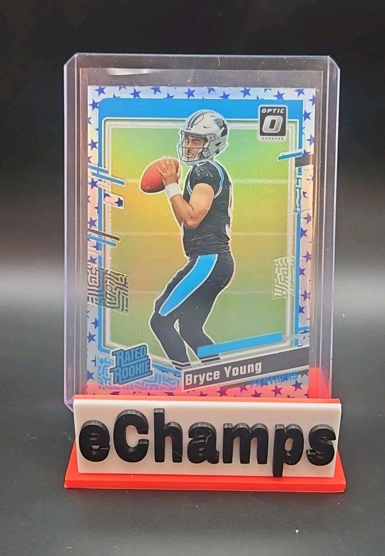 2023 Donruss Optic Bryce Young No. 213 Stars SP Prizm Rated Rookie Panthers 