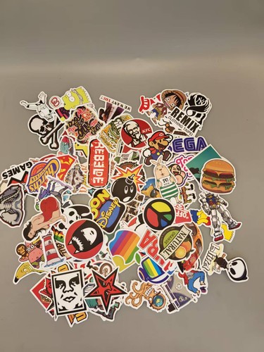 US 100pcs Skateboard Stickers Bomb Vinyl Laptop waterbottle Luggage Decals Dope