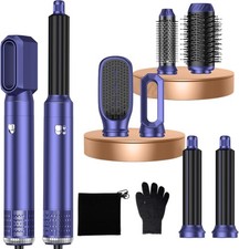 Atopskins Air Styler 6 in 1 Hair Styler Set Hair Dryer Curler - BLUE