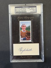 2013 HA HISTORIC AUTOGRAPHS 1909-1912 RAY SCHALK PSA AUTHENTIC AUTO