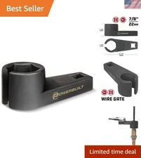 Extended  Offset Oxygen Sensor Socket - 7/8 Inch, Black