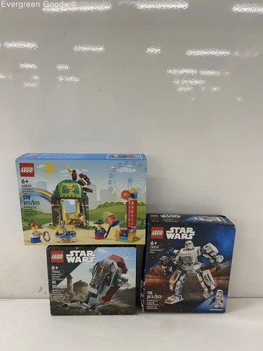 3 lego sets New sealed star wars & children's park