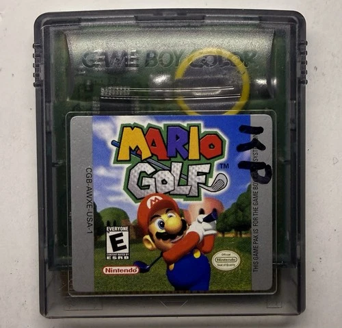 Mario Golf (Nintendo Game Boy Color, 1999) - Authentic - New Battery - Tested