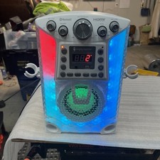 The Singing Machine SML633 Bluetooth CD Karaoke System White HDMI. 1 Microphone