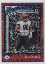 2024 Panini Donruss Optic Rated Rookie Pink Velocity Prizm /80 Kris Jenkins 1k4r
