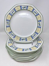 Studio Nova Gingham Blue Salad Plate 8 