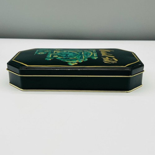 VTG 1995 MARSHALL FIELDS Frango Candy TIN Iconic Clock GREEN Chocolates CHICAGO - Picture 7 of 23