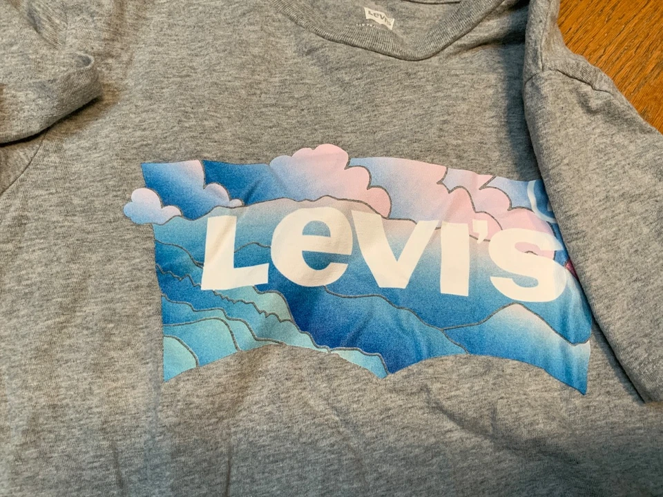 Levi's T-shirt Homme Gris Logo Casual Coton (EU 44, INT XS) - Photo 3/3
