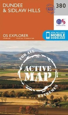 Dundee and Sidlaw Hills (Map) OS Explorer Active Map