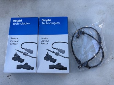 2 Delphi OEM ABS Wheel Speed Sensors For Benz C250 C350 2049057702 2049052905