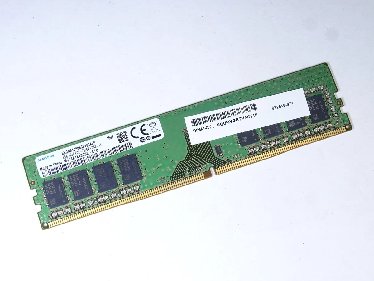 Samsung PC4-21300 (DDR4-2666) Bus Speed Computer RAM 8 GB Capacity