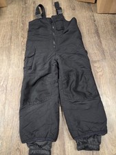 Cherokee Solid Black Girls Youth Snow Ski Bib Overalls Winter XS 4/5