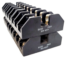 Lot of 6 - BUSS2809 Bussmann 30 Amp 600 Volt Fuse Holders - Next Day Option